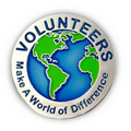 Volunteers Make a World of Difference Pin
